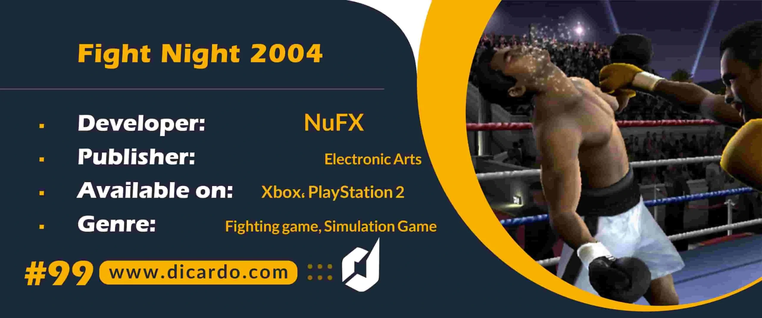 #99 فایت نایت 2004 Fight Night 2004 از بهترین بازیهای ایکس باکس ورزش بوکس