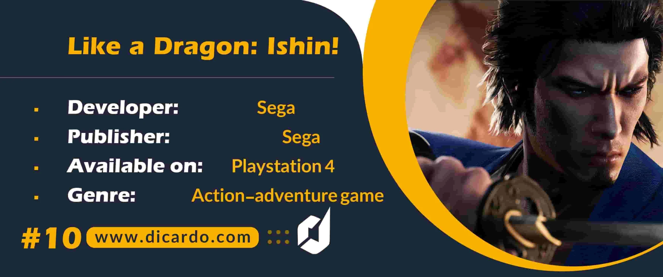 #10 لایک دراگون ایشن Like a Dragon: Ishin!