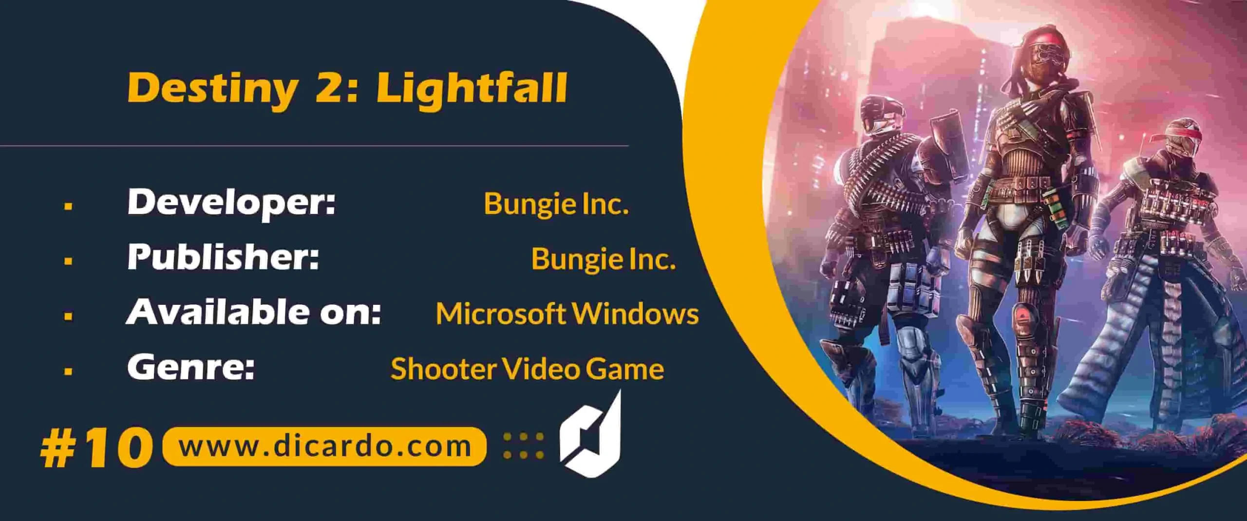 #10 دستینی 2 لایت فال Destiny 2: Lightfall