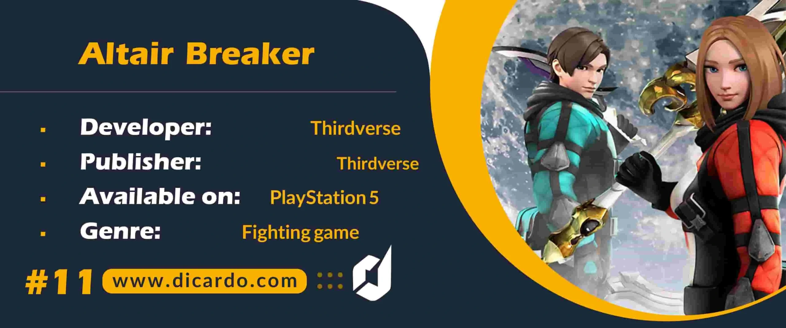 #11 آلتیر بریکر Altair Breaker از بازیهای PS5 در جهان انیمه ای