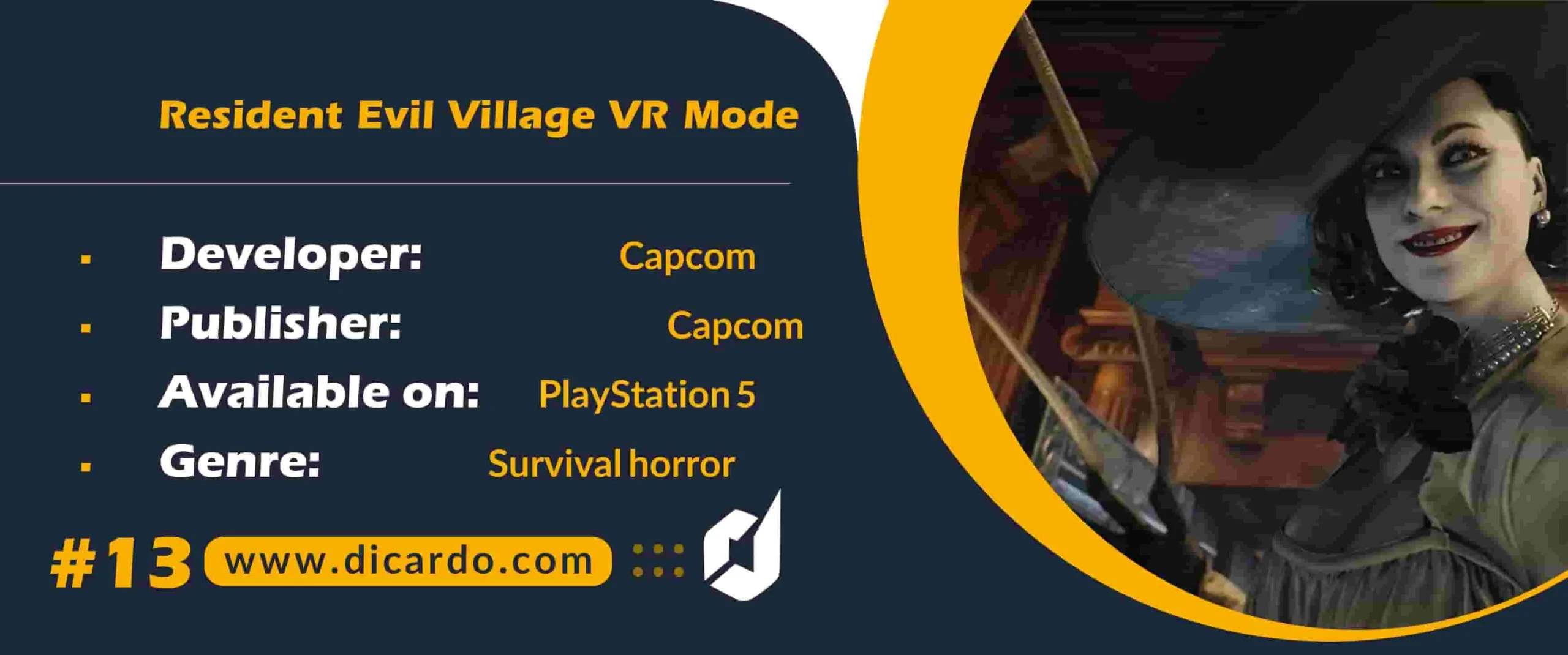 #13 رزیدنت اویل ویلیج وی آر موود Resident Evil Village VR Mode