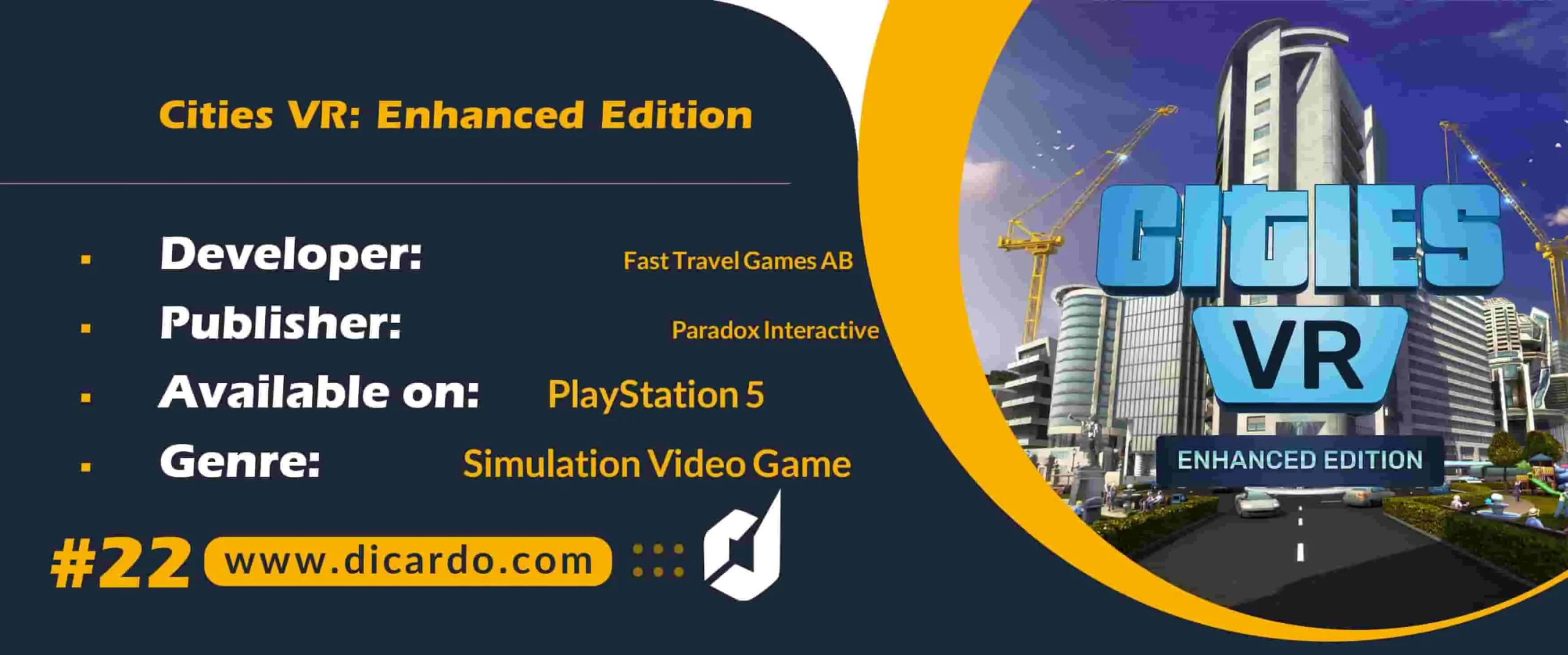 #22 سیتیز وی آر انهانسد ادیشن Cities VR: Enhanced Edition