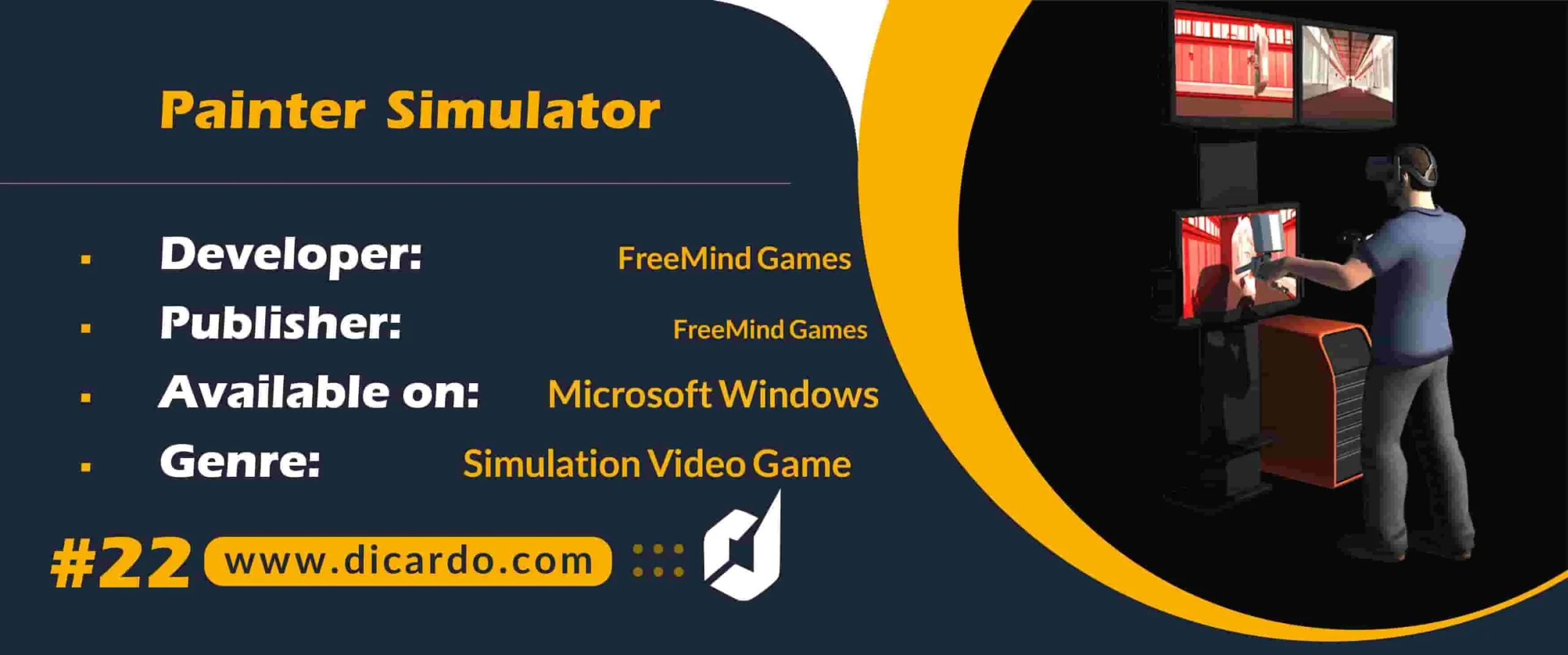 #22 پینتر سیمولیشن Painter Simulator از بازیهای PC شبیه سازی