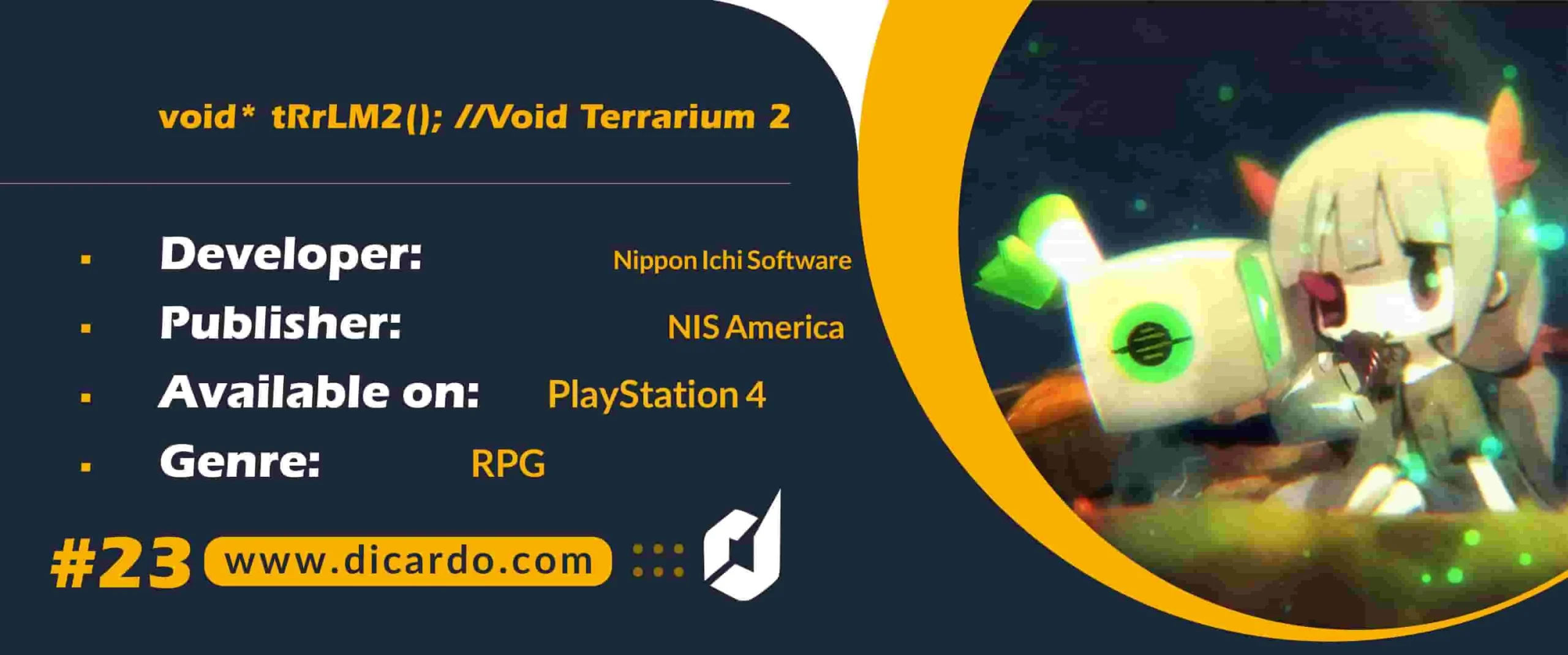 #23 ووید تراریوم 2 void* tRrLM2(); //Void Terrarium 2
