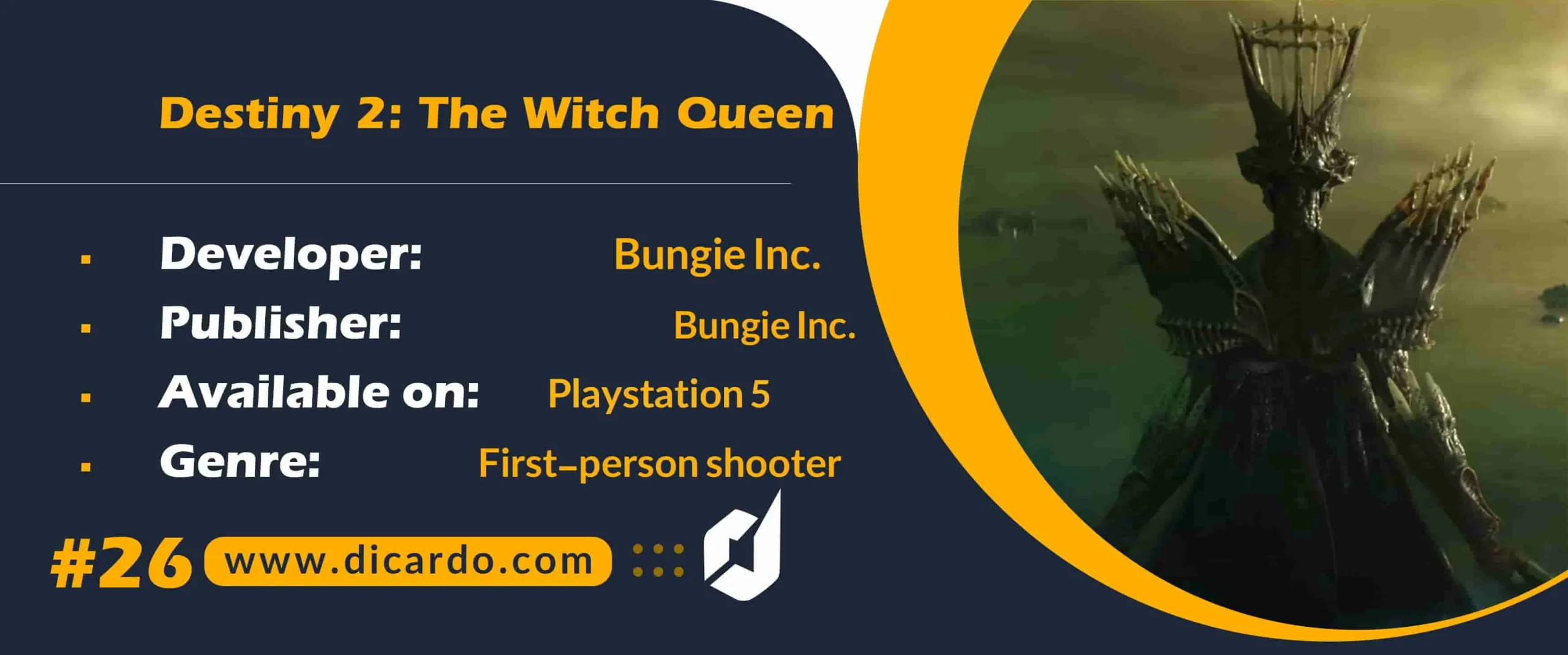 #26 دستینی 2 د ویچ کوئین Destiny 2: The Witch Queen