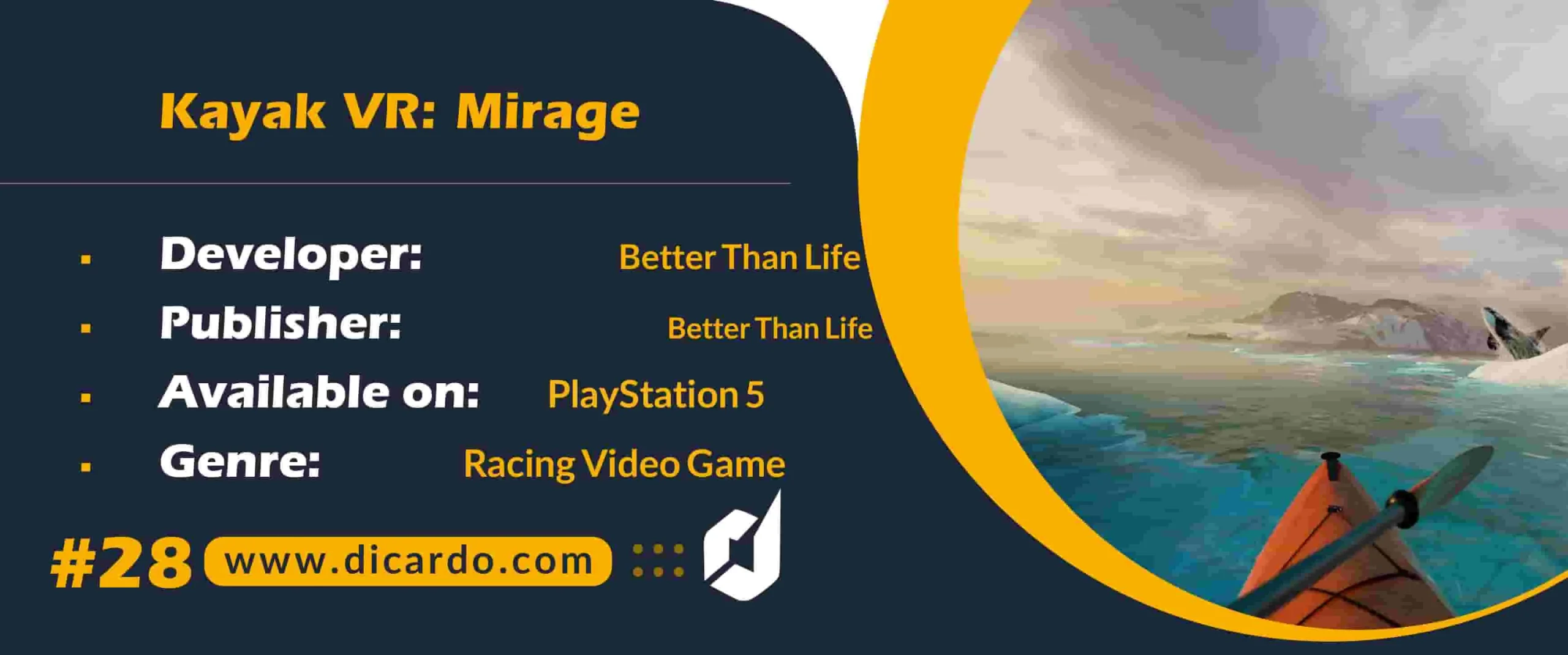 #28 کایاک وی آر میراج Kayak VR: Mirage