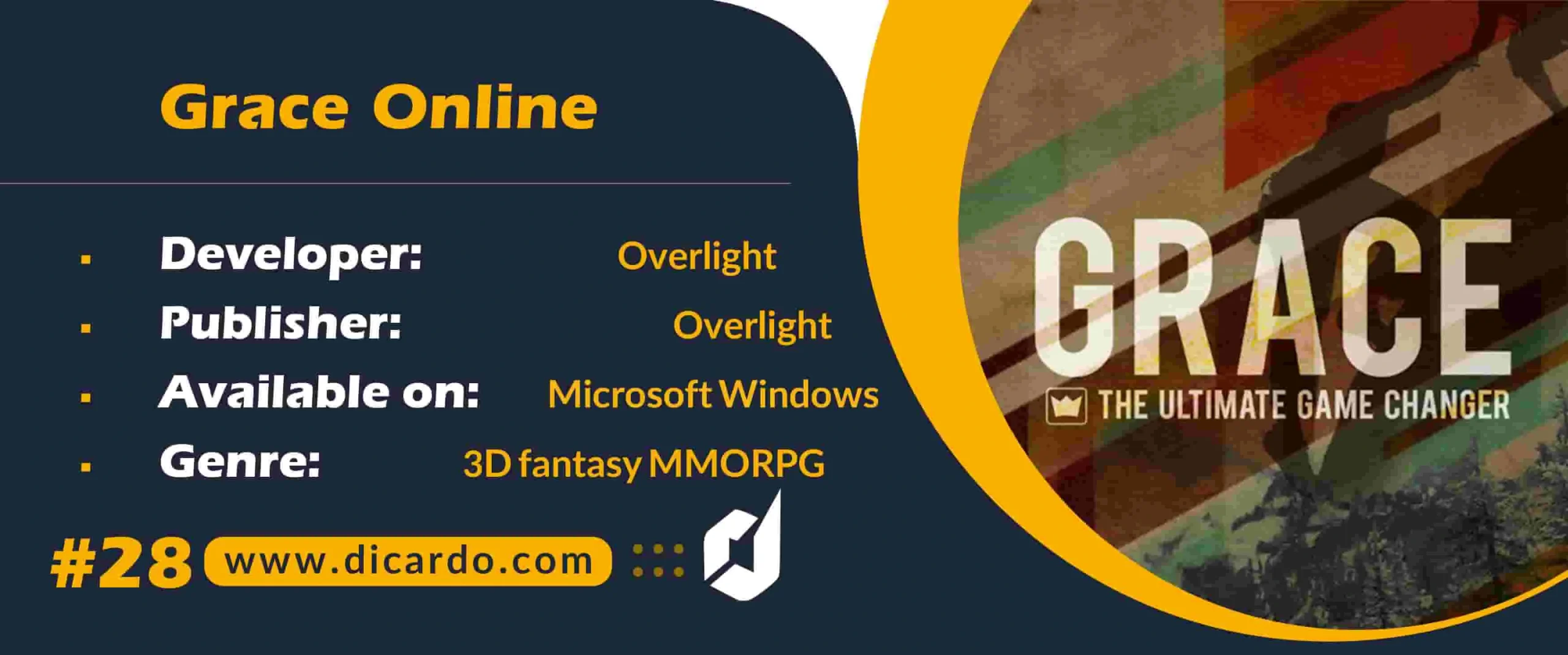 #28 گریس آنلاین Grace Online از بازیهای PC در ژانر MMORPG فانتزی سه بعدی