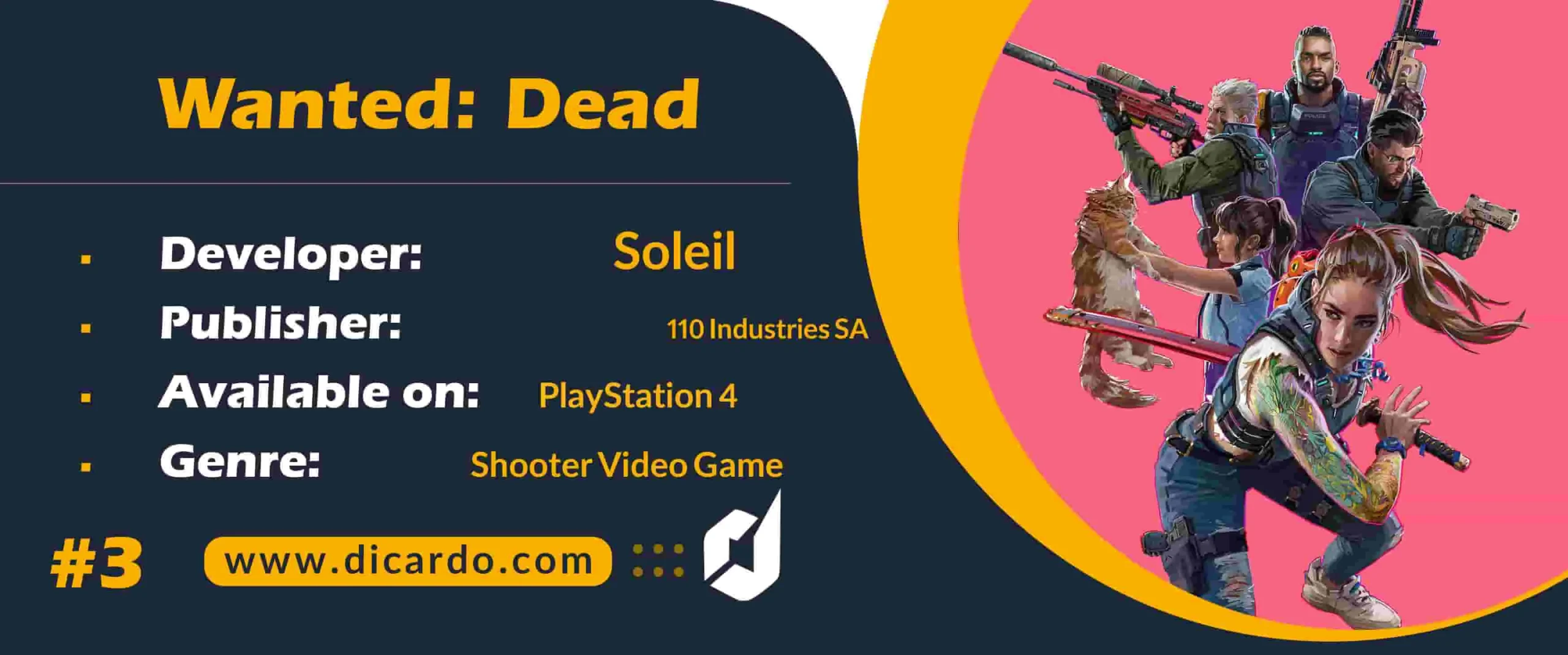 #3 وانتد دد Wanted: Dead از برترین بازیهای پلی استیشن 4