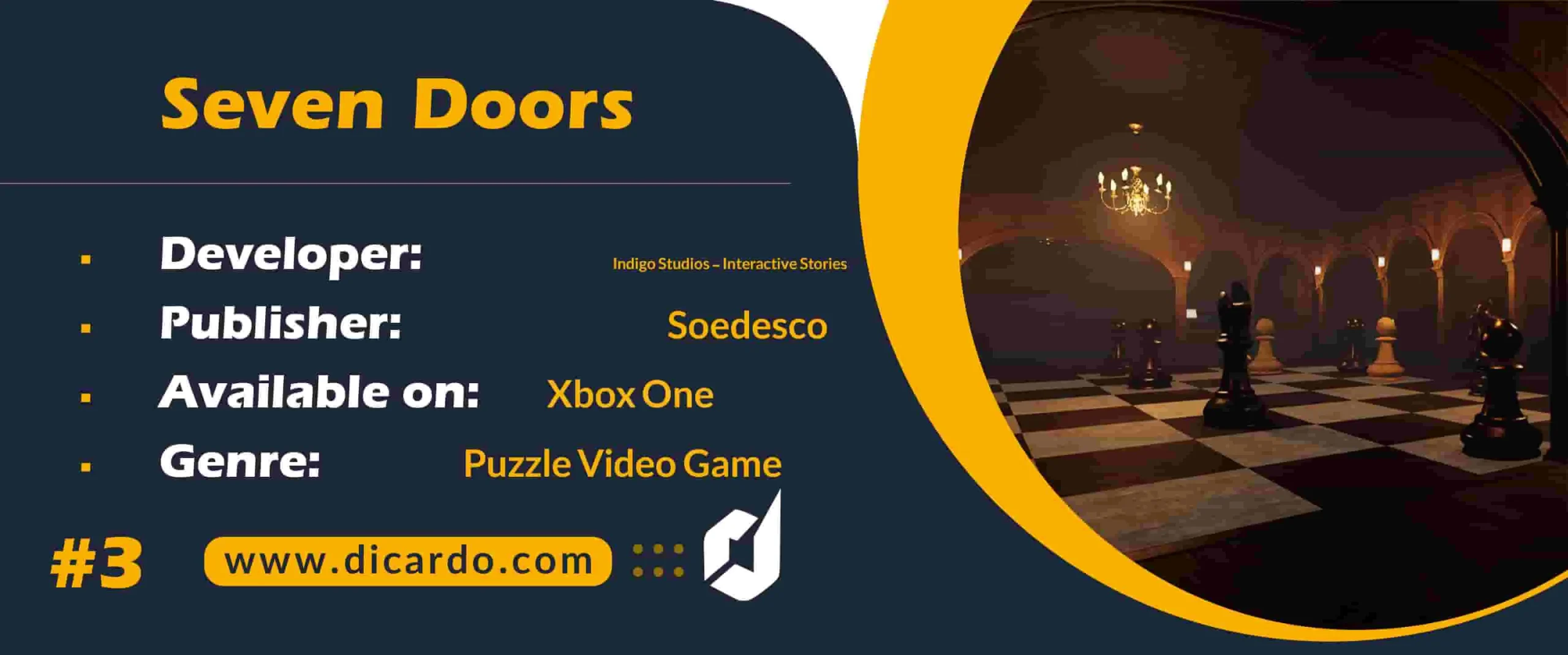 #3 سون دورز Seven Doors از دیگر بازیهای ایکس باکس وان با هفت در شگفت انگیز