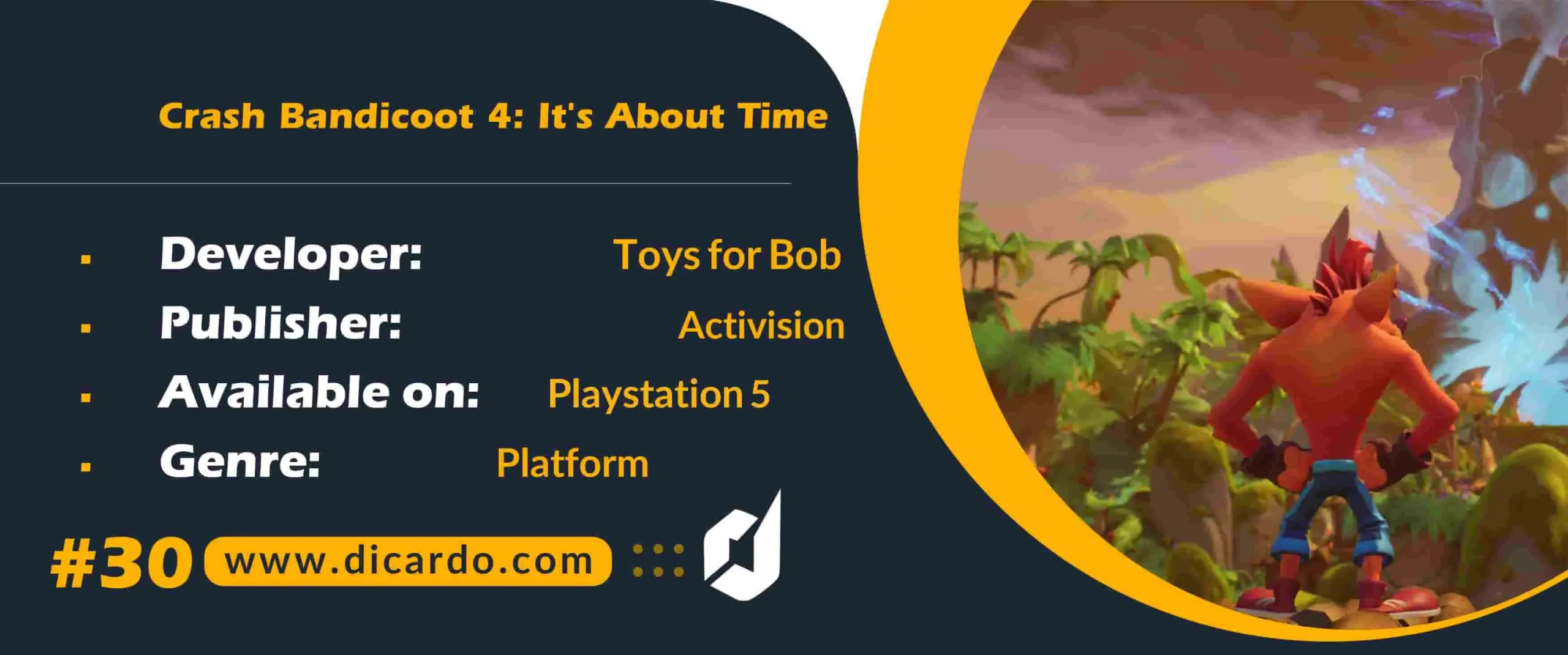 #30 کراش باندیکوت 4 ایتس ابوت تایم Crash Bandicoot 4: It's About Time