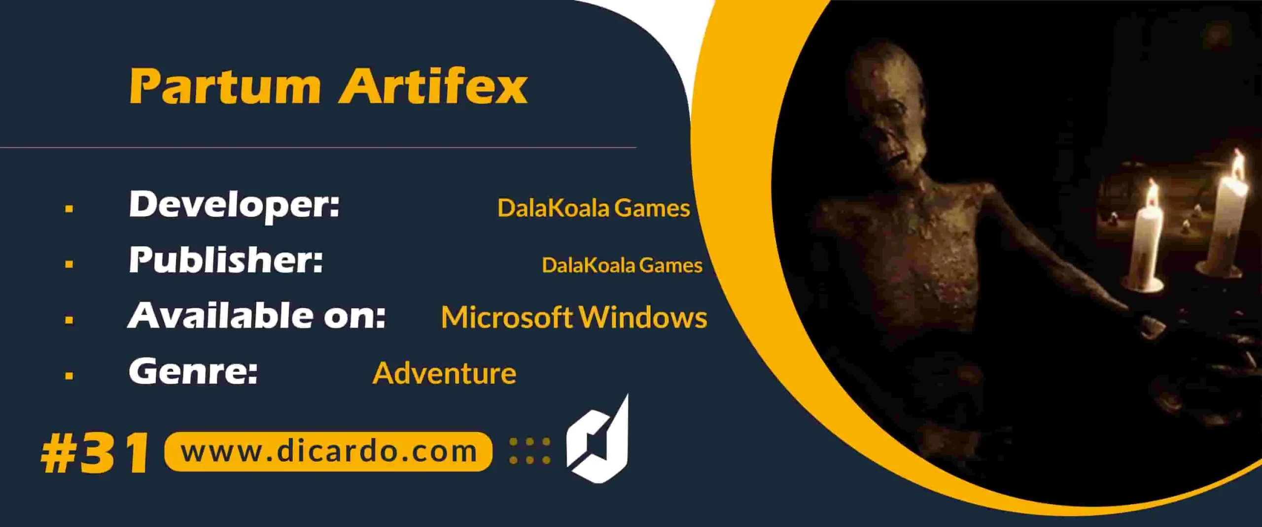 #31 پارتوم آرتیفکس Partum Artifex از بازیهای PC اول شخص
