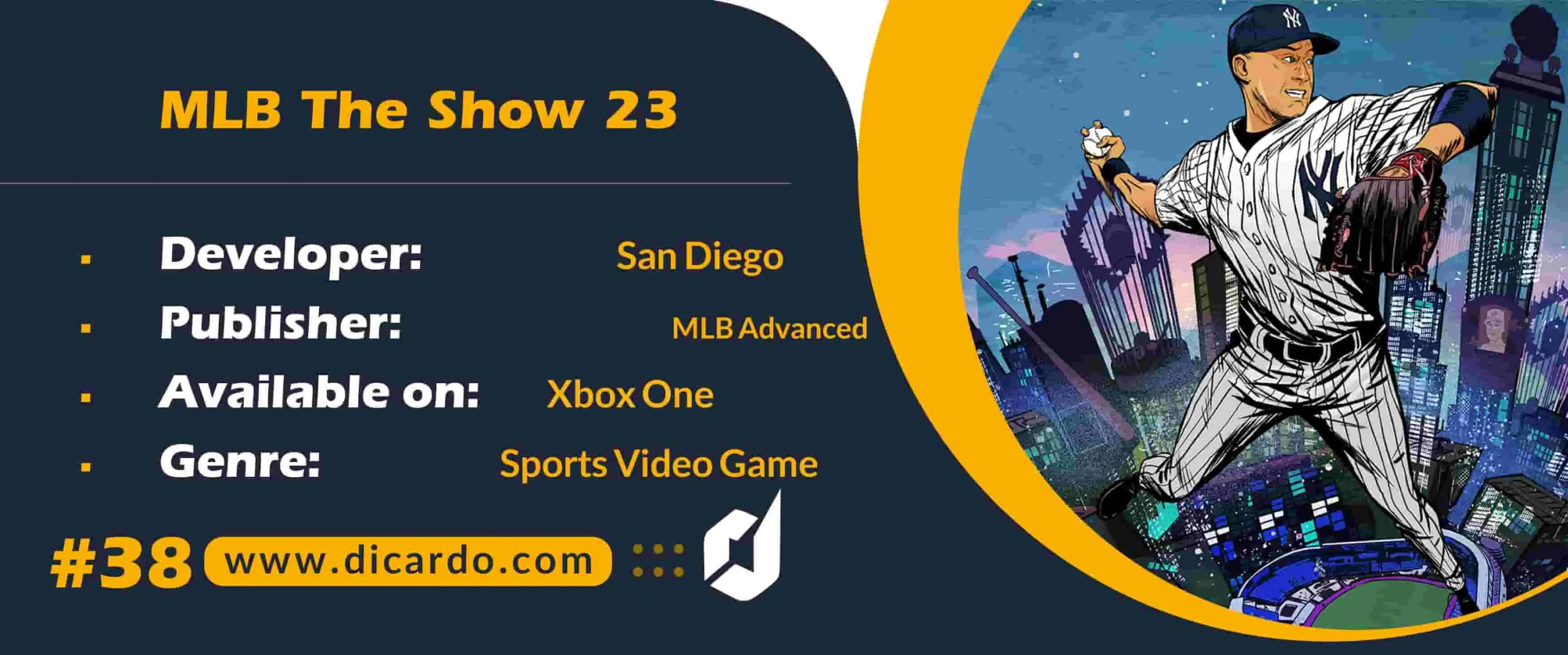 #38 ام ال بی د شو MLB The Show 23 از بازیهای Xbox One سال 2023