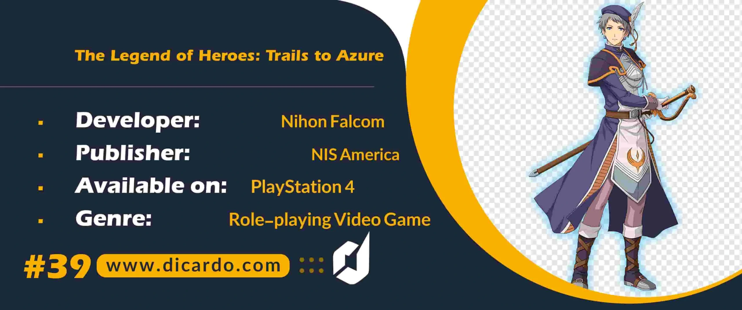#39 د لجند آو هیروز تریلز تو آزور The Legend of Heroes: Trails to Azure