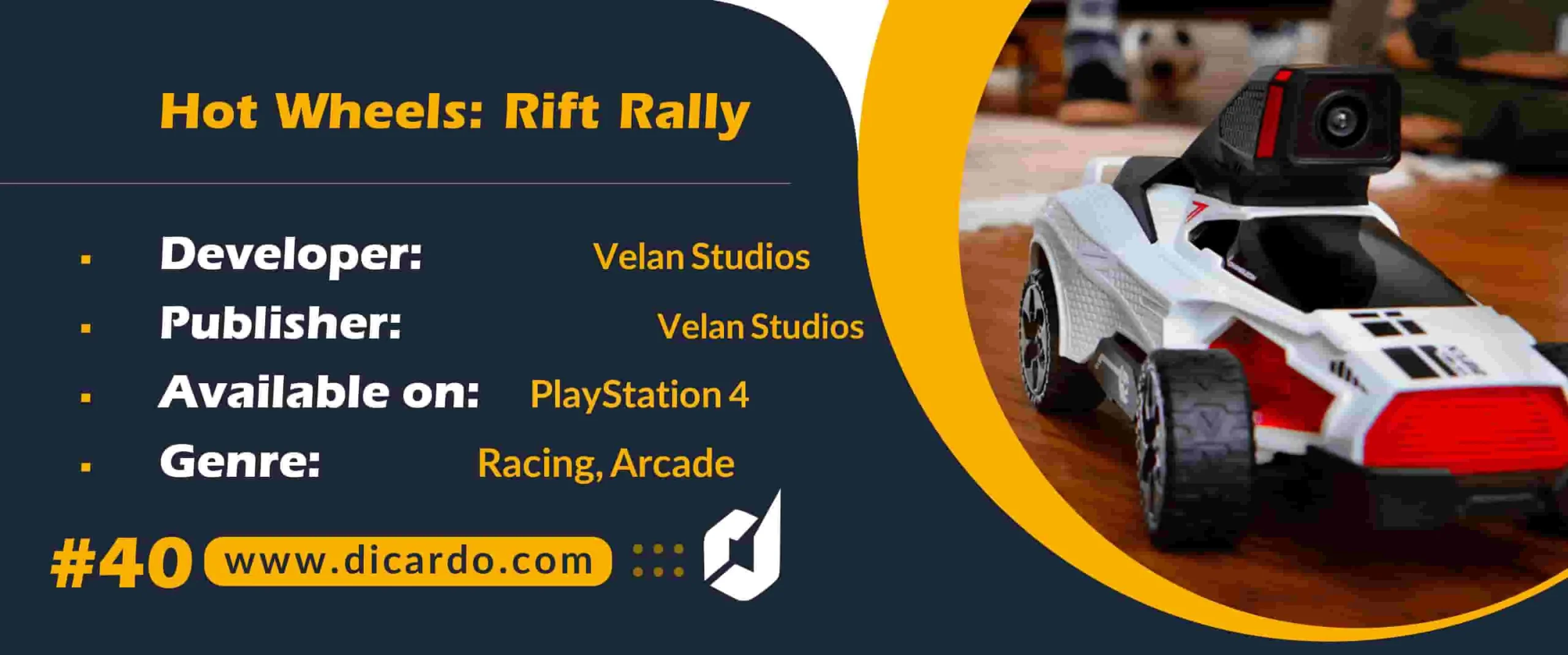 #40 هات ویلز ریفت رالی Hot Wheels: Rift Rally