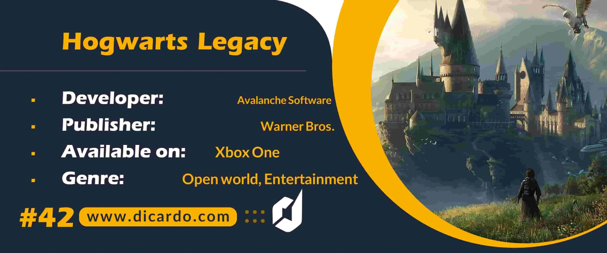 #42 هاگوارتز لگاسی Hogwarts Legacy از بازیهای Xbox One و یک RPG اکشن جهان باز