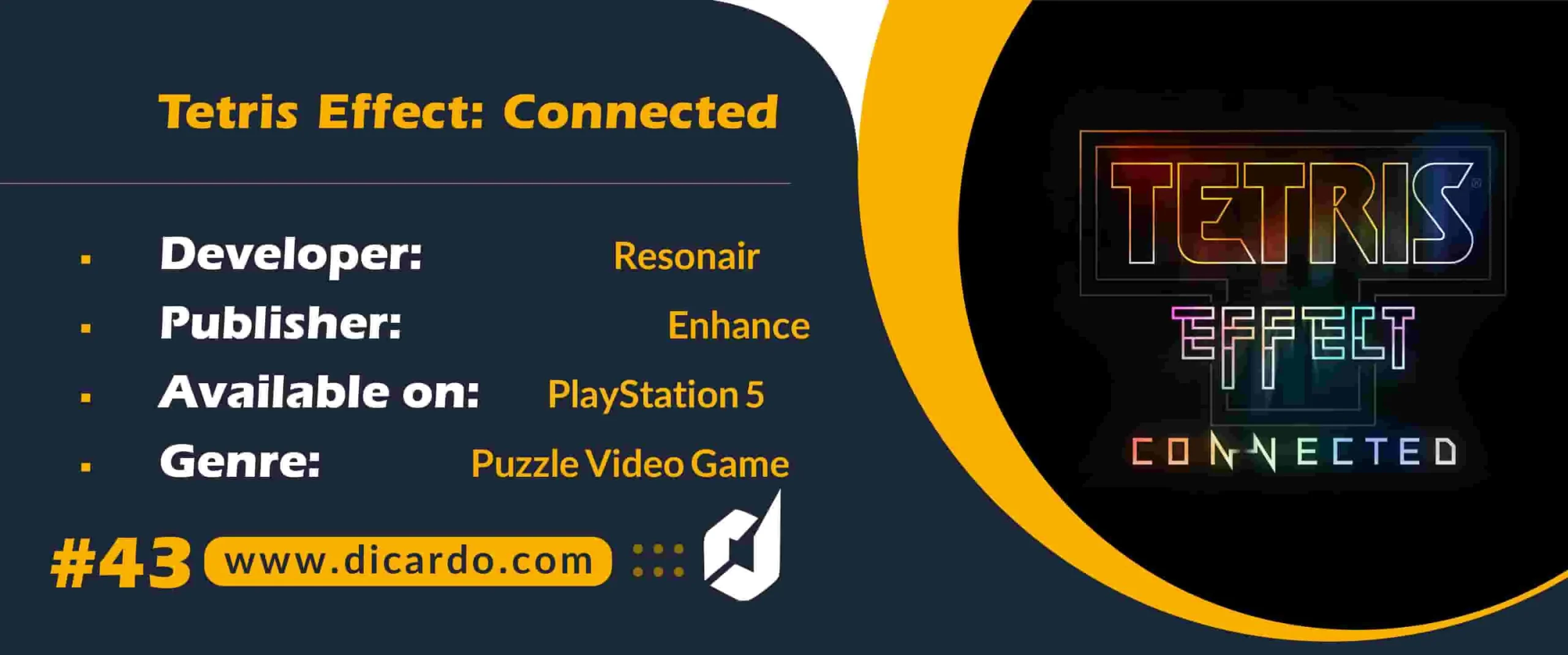 #43 تتریس افکت کانکتد Tetris Effect: Connected از دیگر بازیهای PS5 در ژانر پازل