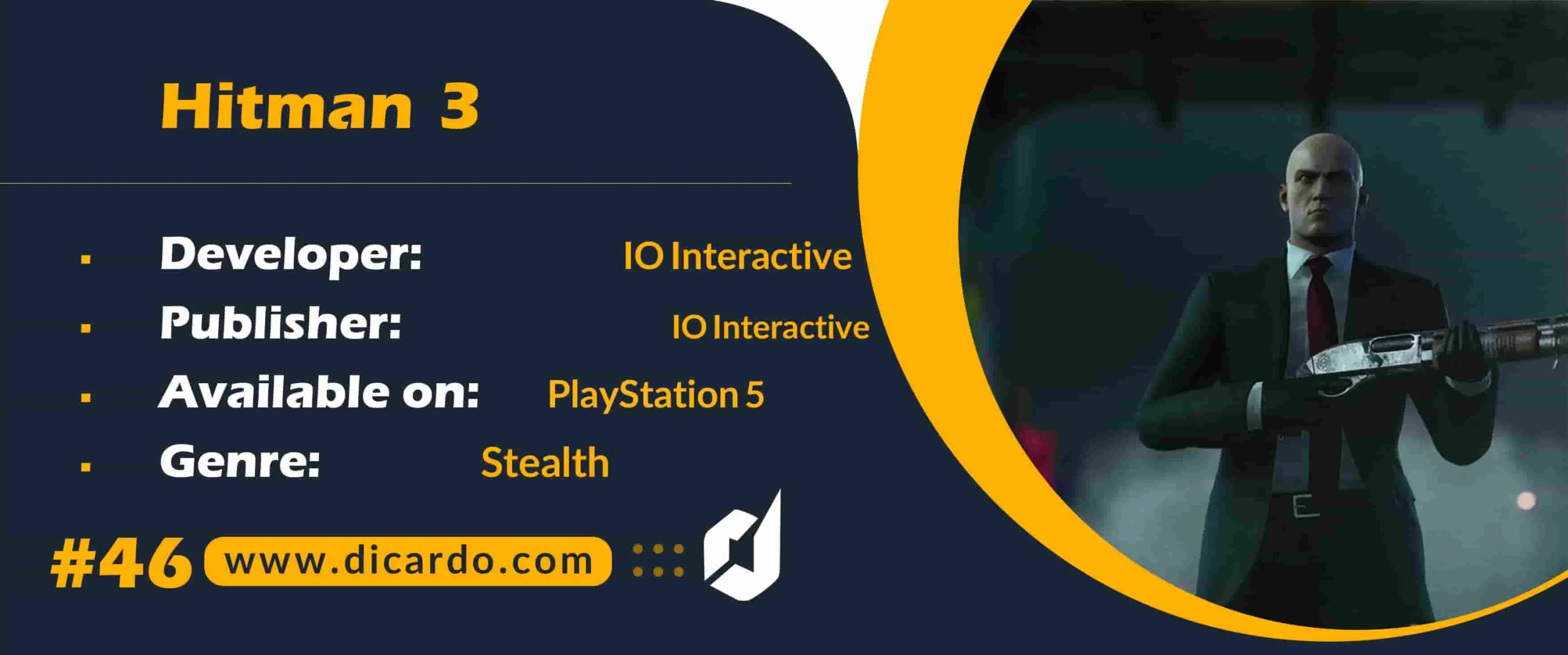 #46 هیتمن 3 Hitman 3 از بهترین بازیهای PS5 با ژانر مخفی کاری