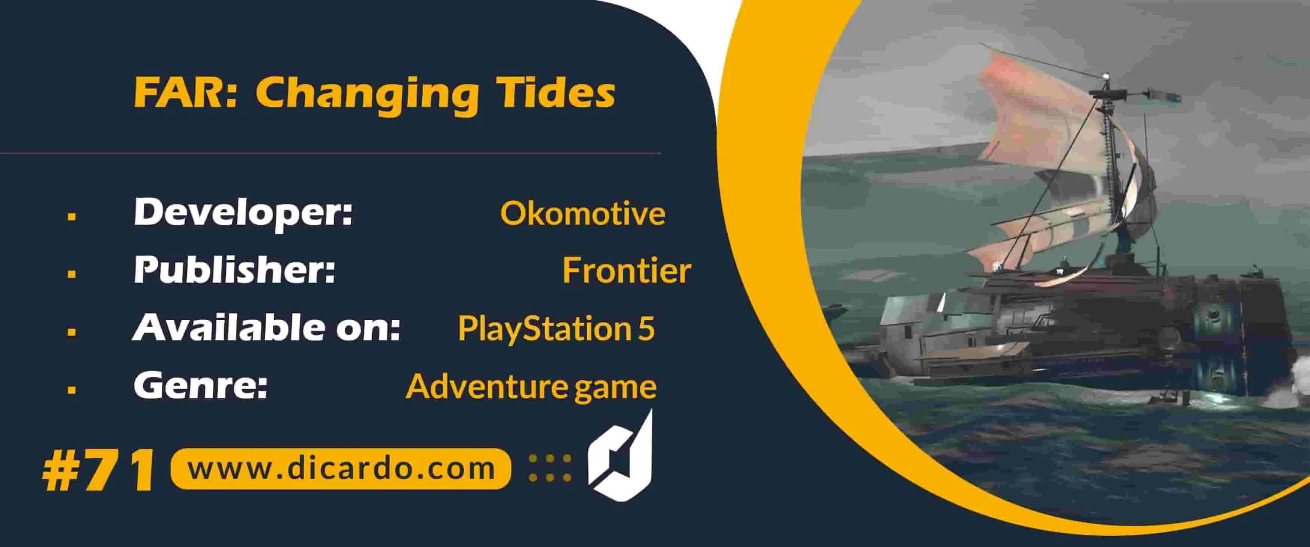 #71 فار چینجینگ تایدز FAR: Changing Tides از بهترین بازیهای PS5 پازلی