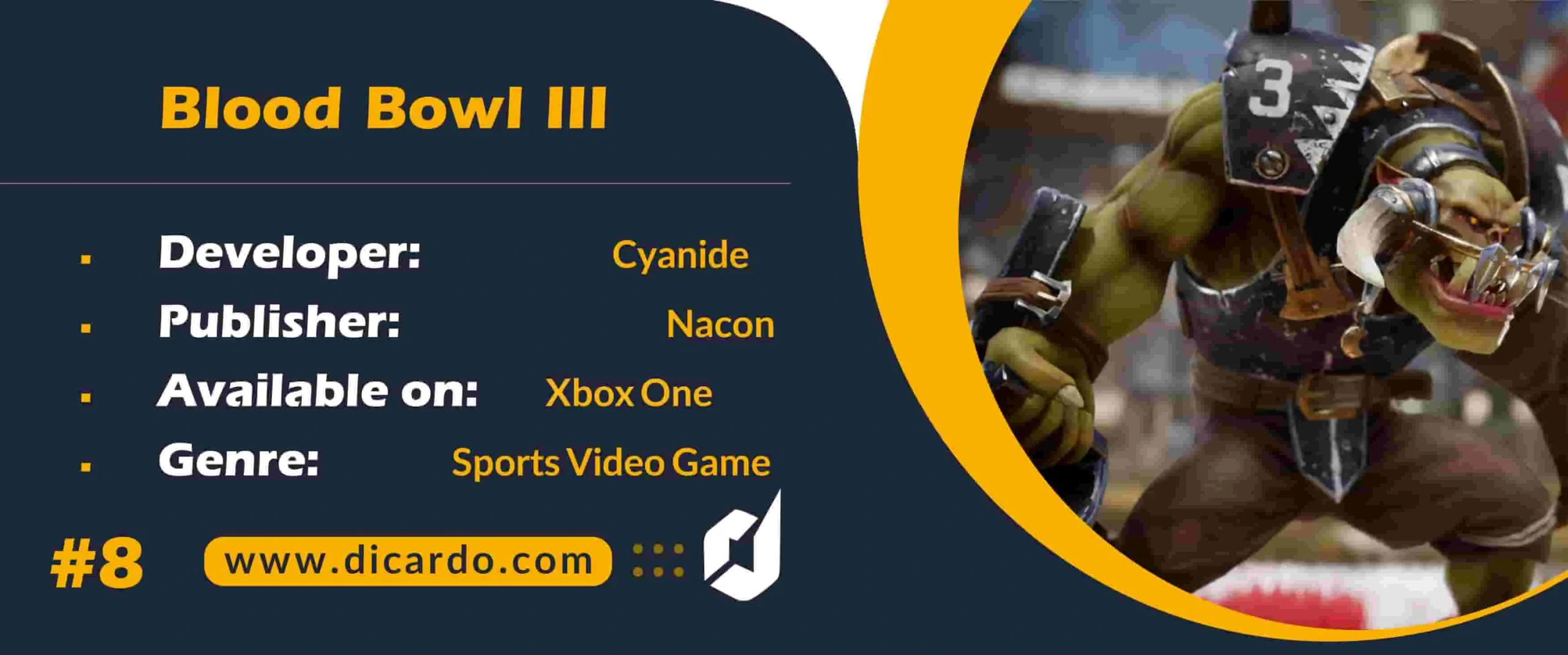 #8 بلود بول 3 Blood Bowl III از برترین بازیهای Xbox One