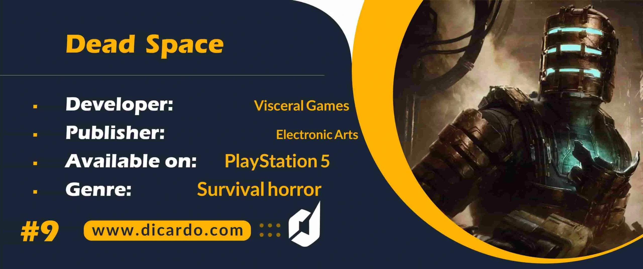 #9 دد اسپیس Dead Space از بهترین بازیهای PS5 به شکل مجموعه ای علمی تخیلی و ترسناک