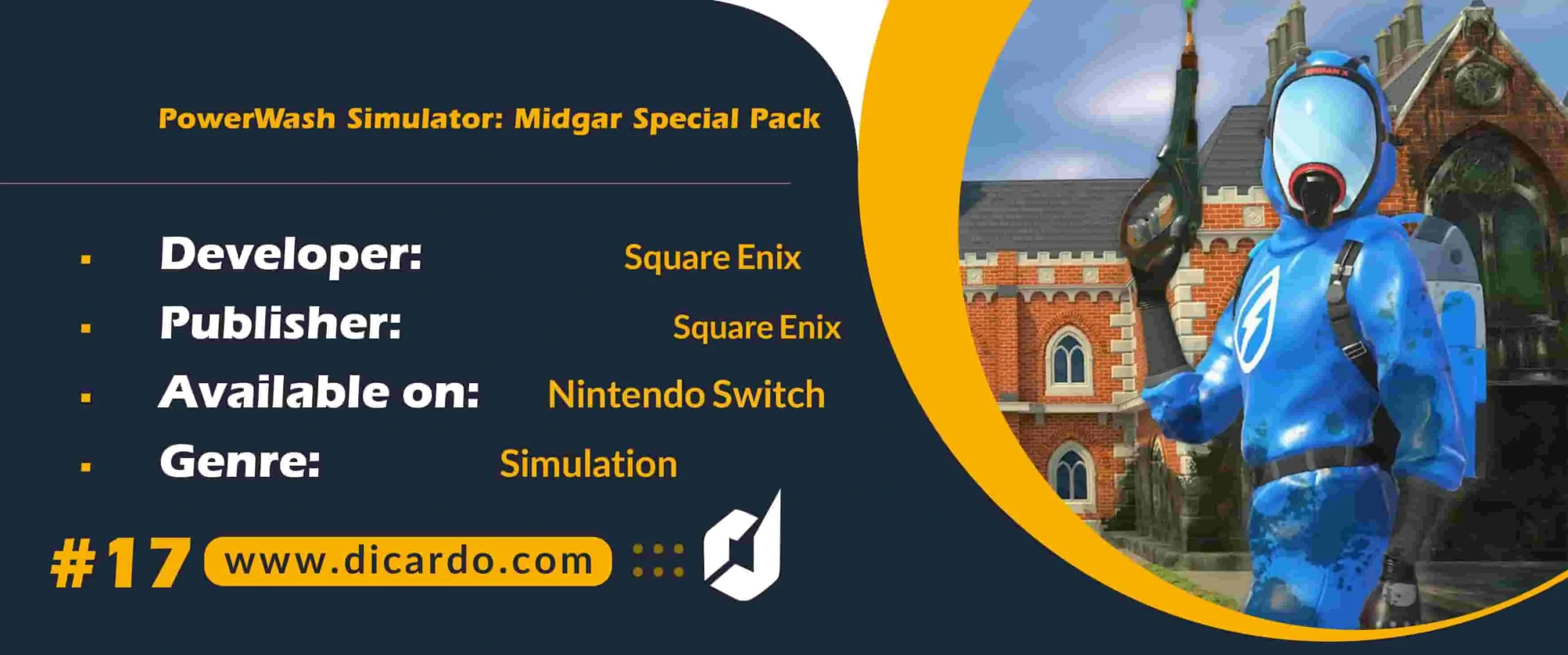 #17 پاور واش سیمولیشر میدگار اسپیشال پک PowerWash Simulator: Midgar Special Pack