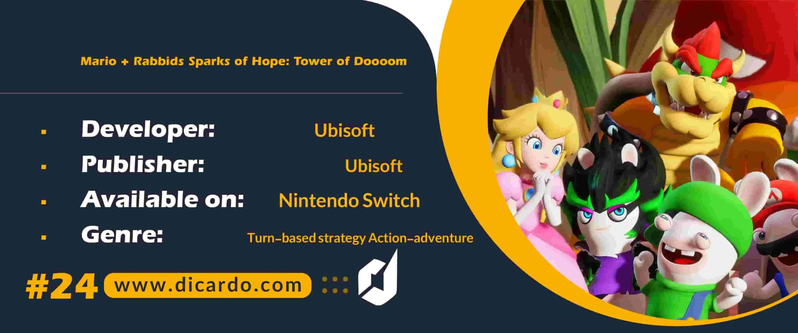 #24 Mario + Rabbids Sparks of Hope: Tower of Doooom