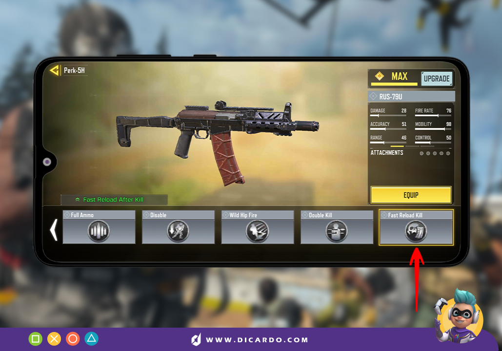 پرک ریلود سریع بعد از کشتن (Fast Reload Kill)