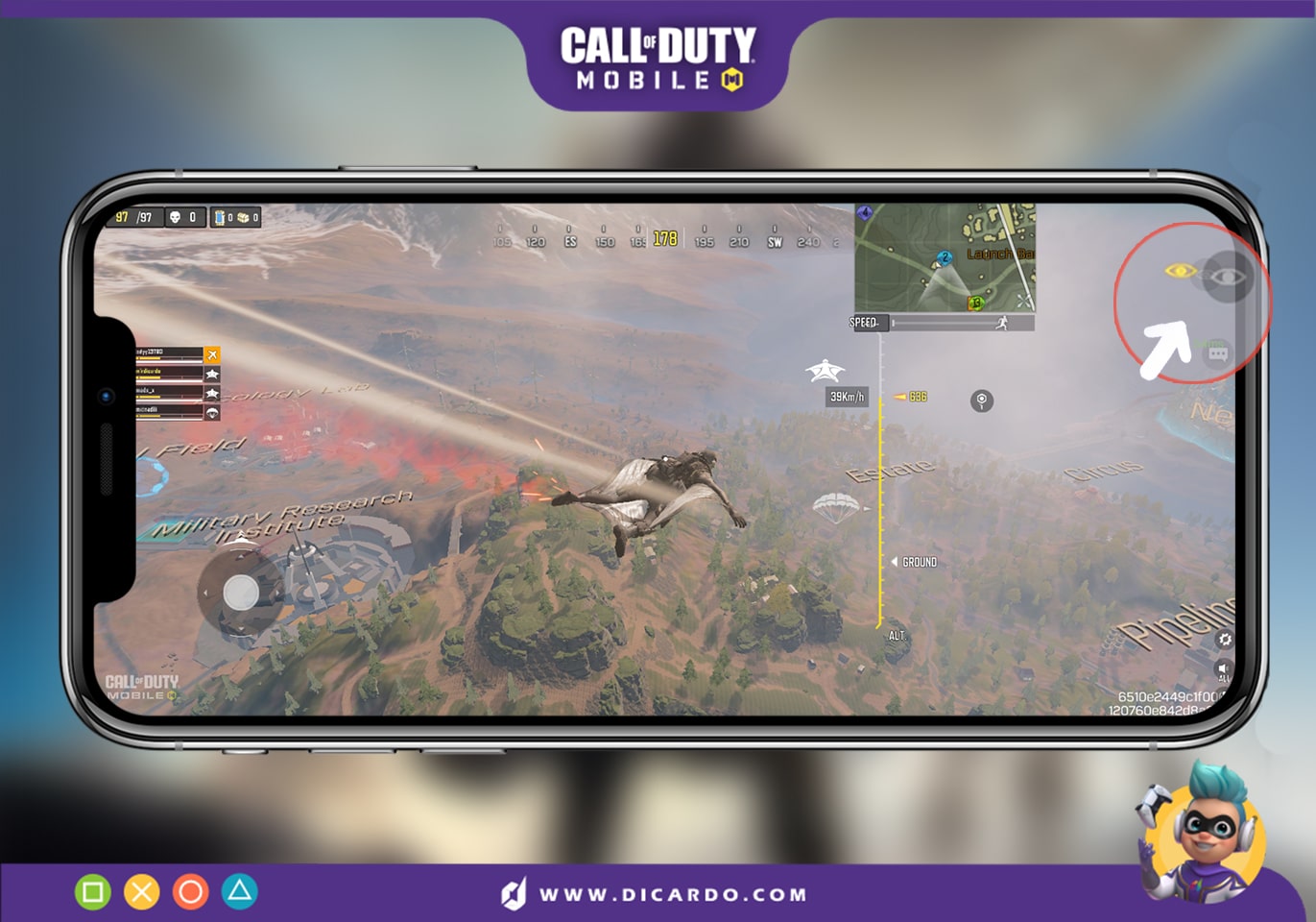 ترجمه کامل تنظیمات سنسیویتی کالاف دیوتی موبایل (Sensitivity) 19 تنطیمات کالاف دیوتی موبایل Free view sensitivity