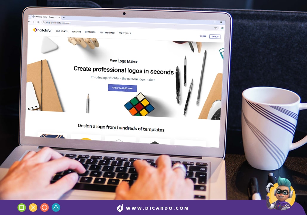 Hatchful Logo Maker (توسط Shopify)