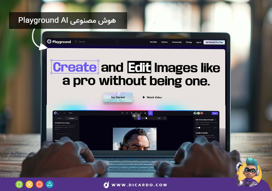  هوش مصنوعی Playground AI