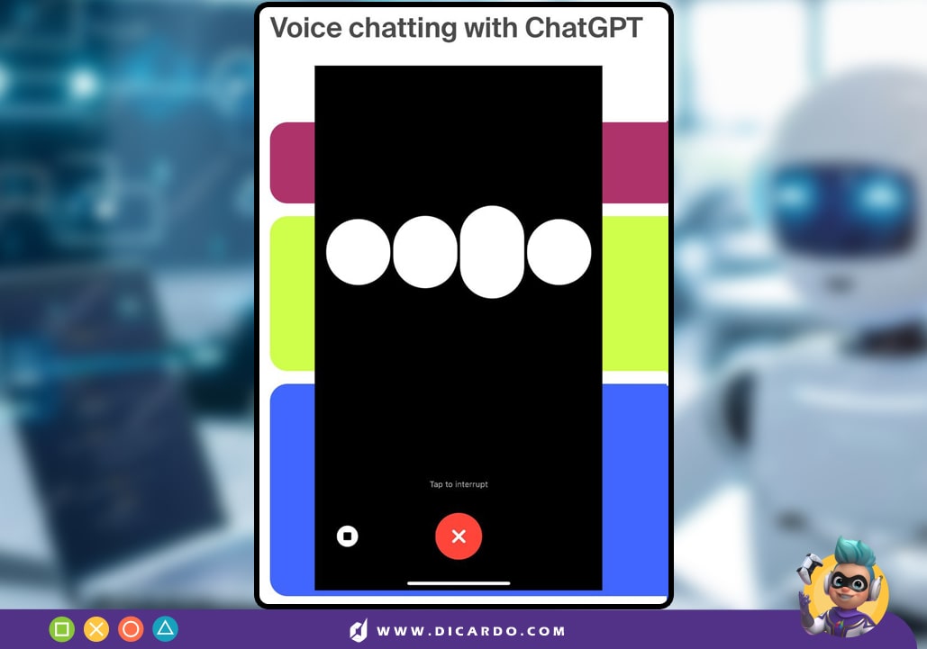 گوش دادن به پاسخ ChatGPT در گفت و گوی با چت جی پی تی