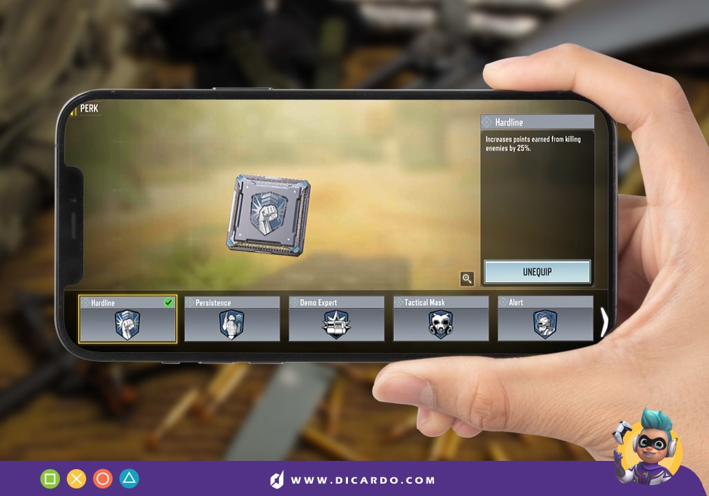 استفاده از Hardline Perk برای دریافت سریع تر XP