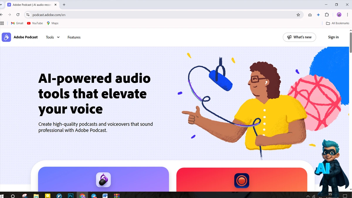 هوش مصنوعی Adobe Podcast