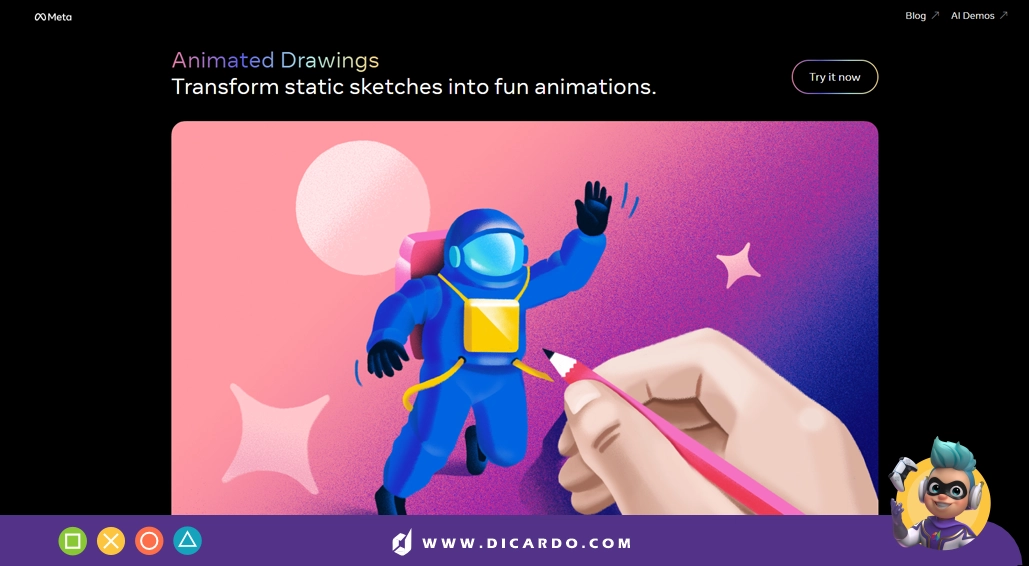 هوش مصنوعی Animated Drawings