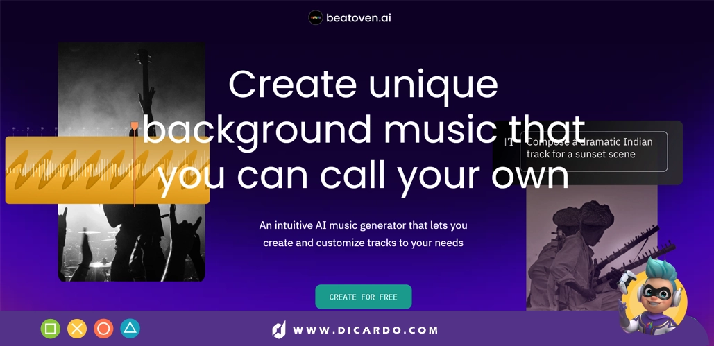 هوش مصنوعی Beatoven برای ساخت آهنگ
