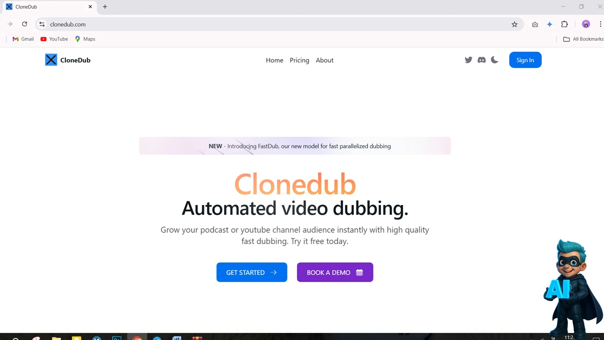 هوش مصنوعی CloneDub