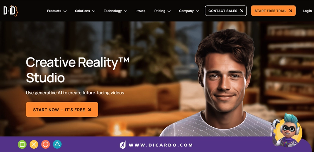 هوش مصنوعی D-ID’s Creative Reality Studio برای تبدیل متن به ویدئو