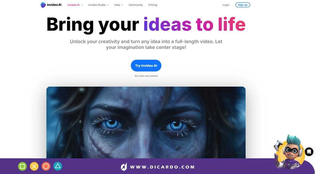 هوش مصنوعی invideo
