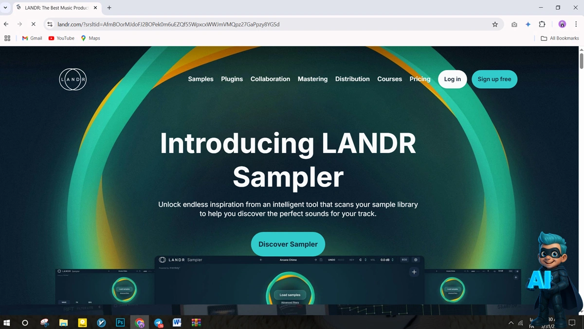 هوش مصنوعی LANDR