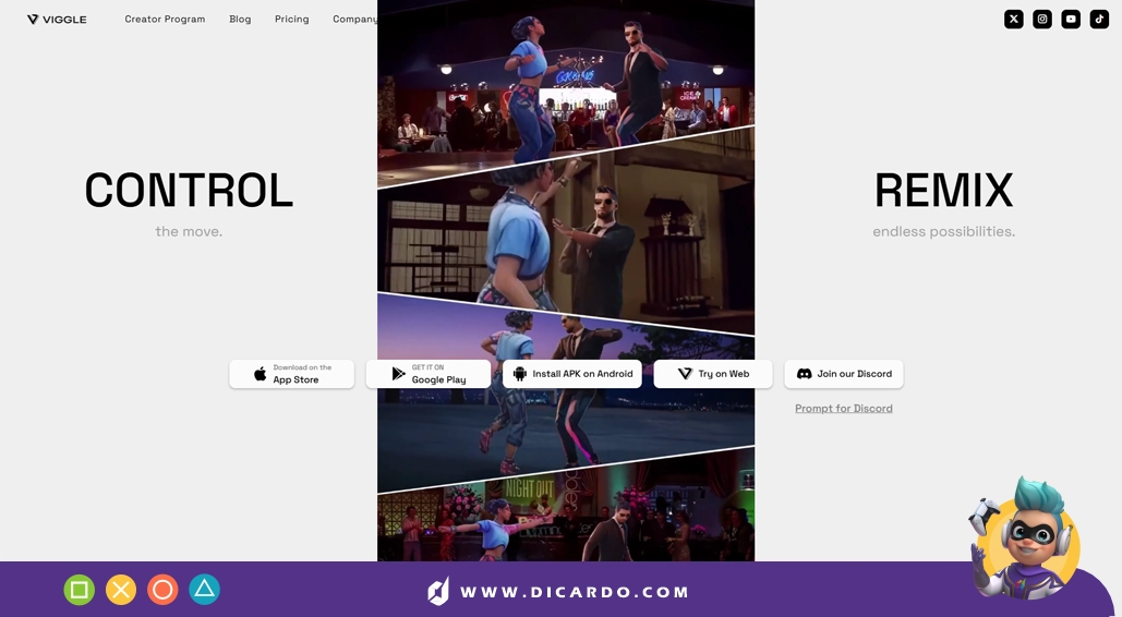 هوش مصنوعی VIGGLE