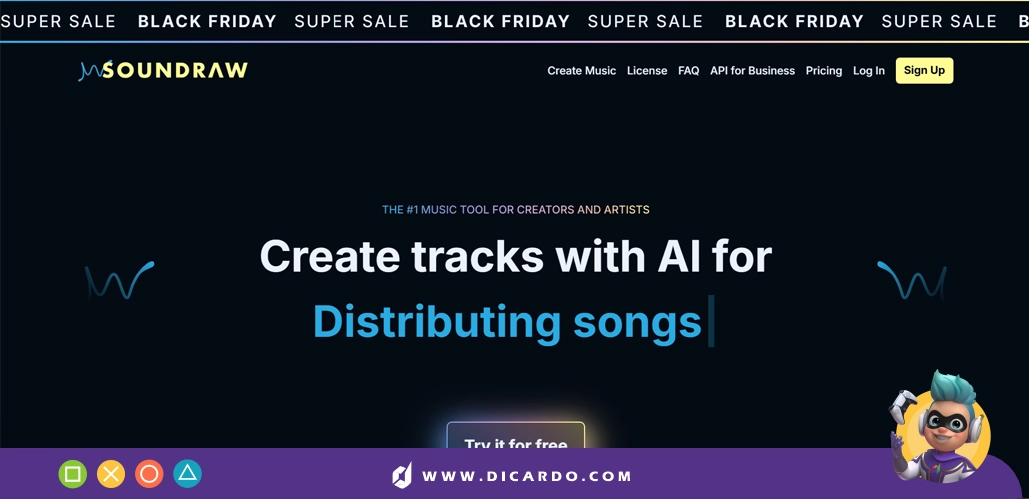 هوش مصنوعی soundraw برای تولید موسیقی