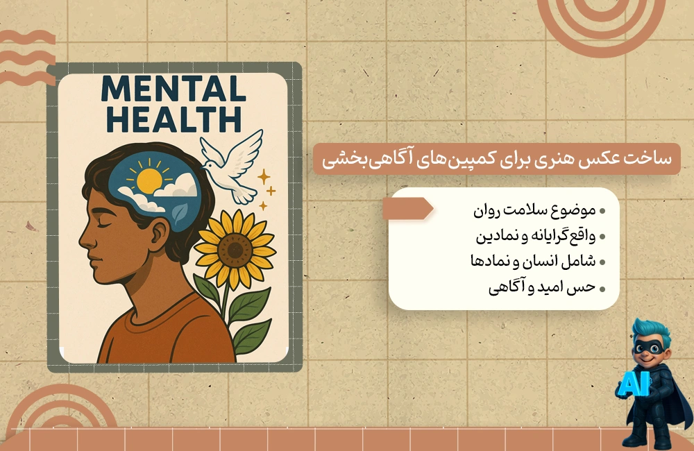 پرامپت هنری برای کمپین‌های آگاهی‌بخشی