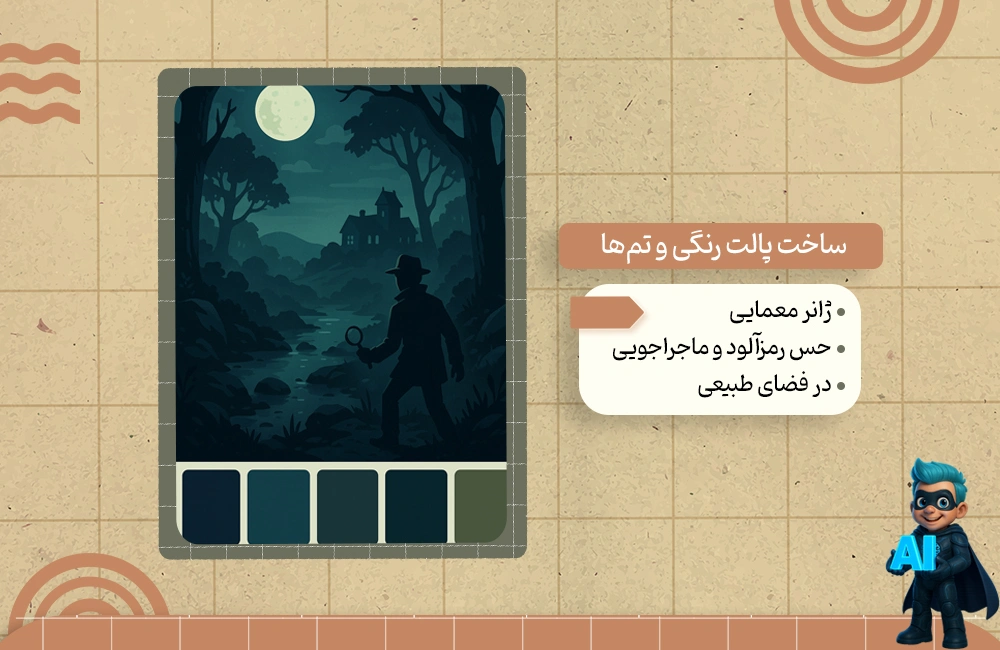 پرامپت برای ساخت پالت رنگی و تم‌ها
