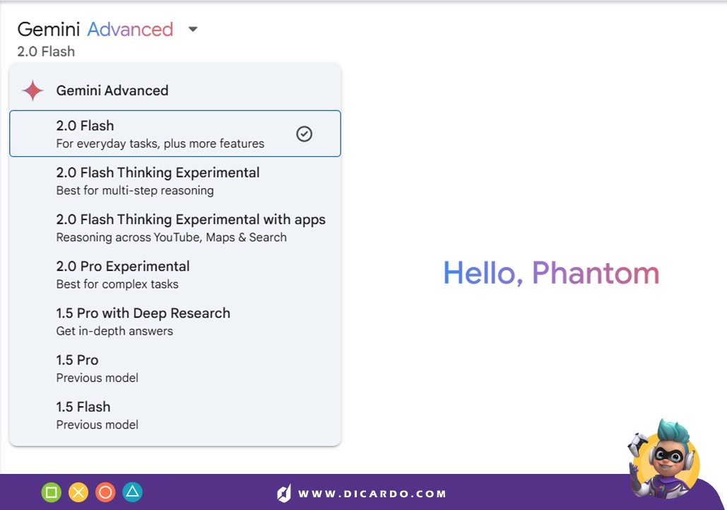 مدل های Gemini 2.0
