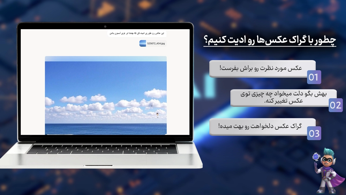 ویرایش تصویر با گراک