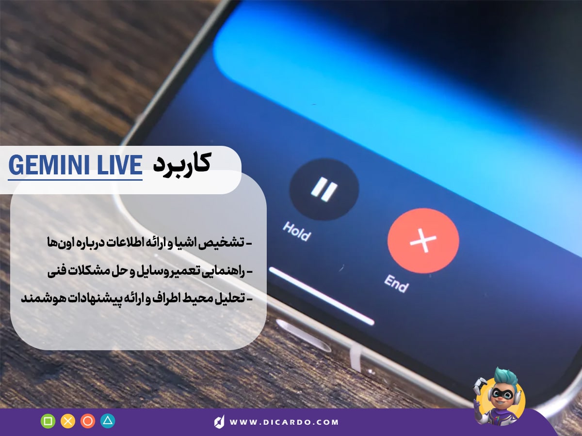 قابلیت‌های Gemini Live