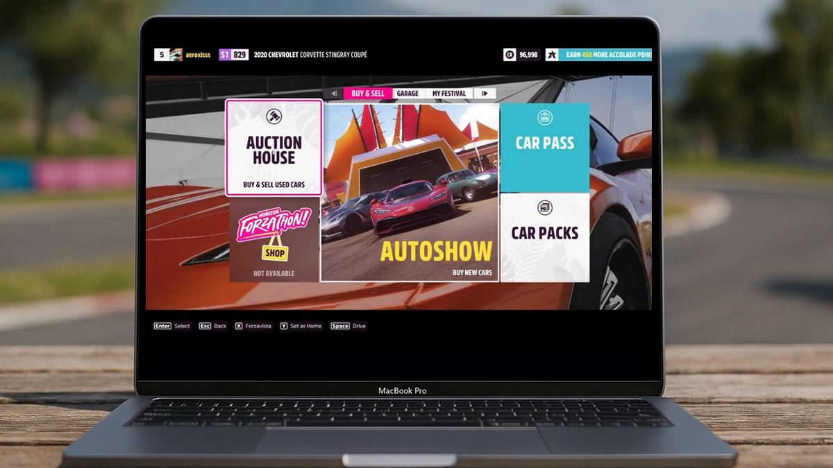 رفتن به "Auction House" در فورزا هورایزن