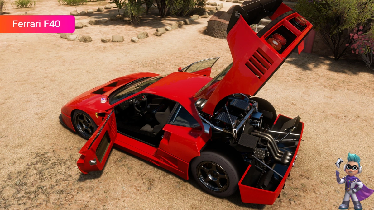 ماشین Ferrari F40 – افسانه کلاسیک با جون تازه