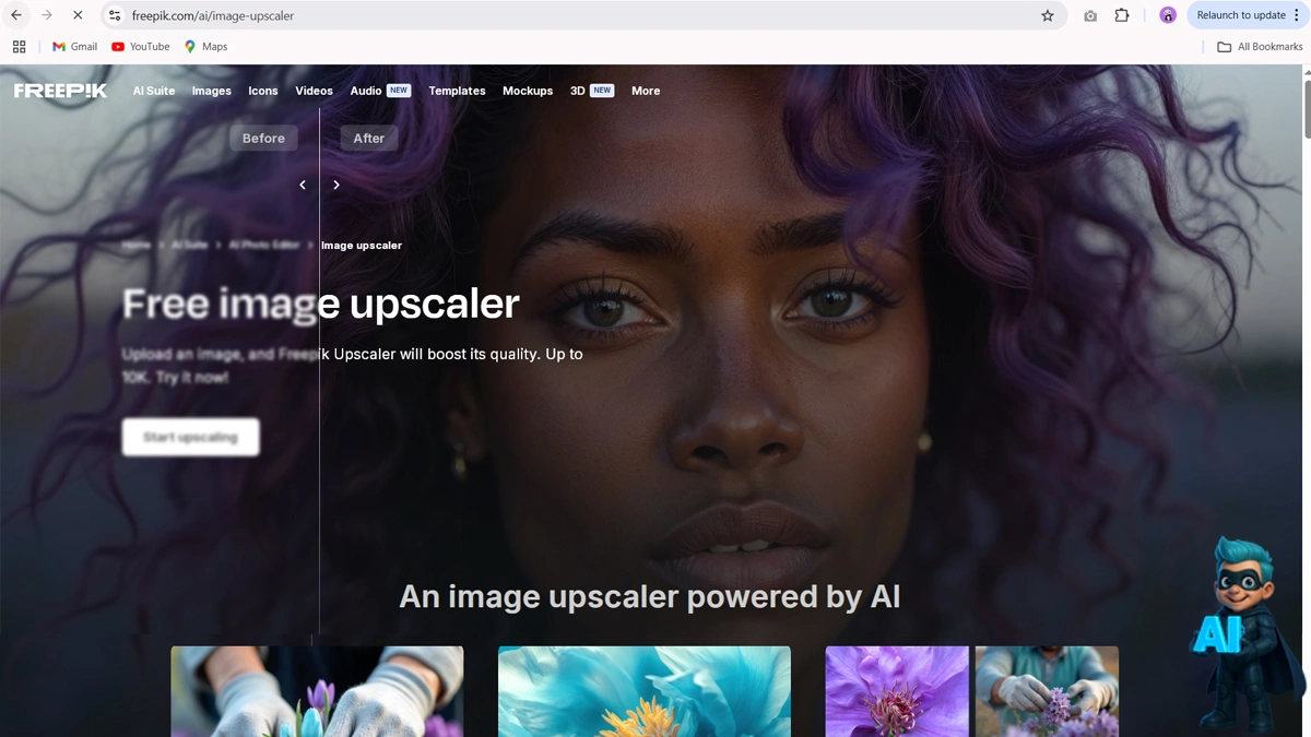 Freepik Upscaler