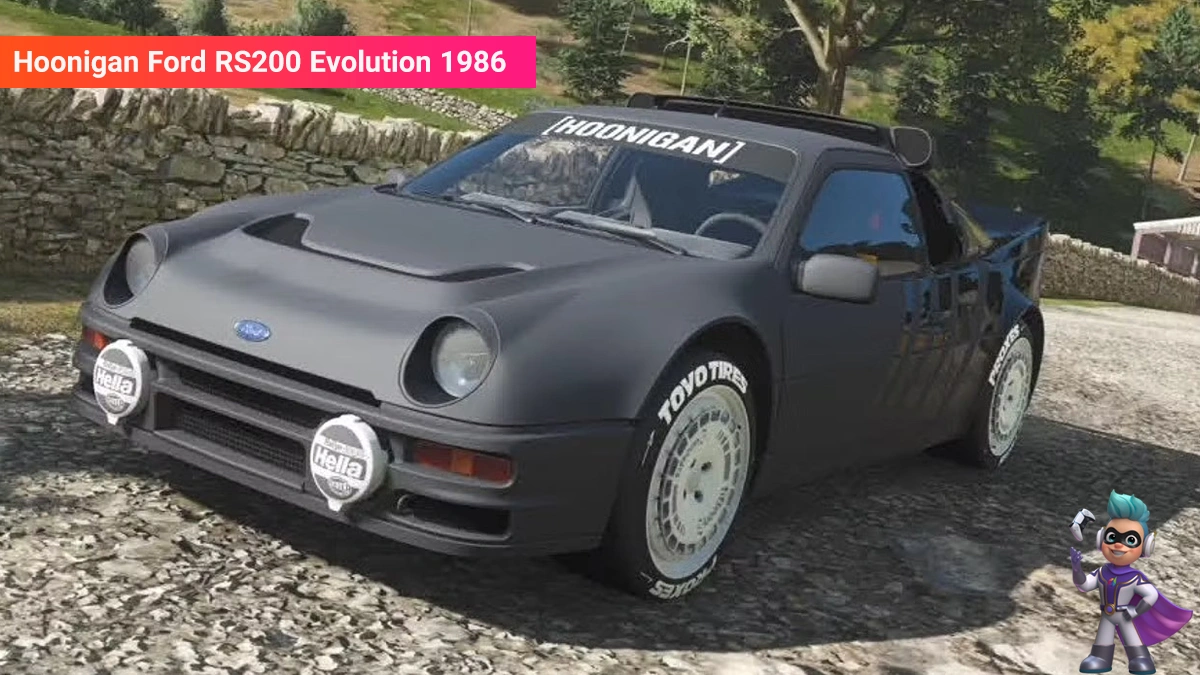 ماشین Hoonigan Ford RS200 Evolution Stats Rundown